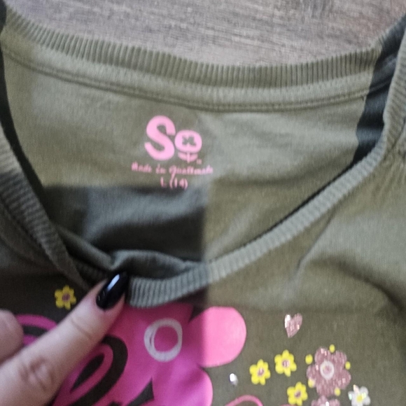 Y2K Love Is All You Need baby tee - Picture 3 of 4